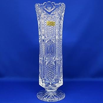 新品KAMAY カメイガラス ガラス花瓶フラワーベース 昭和レトロ カメイガラスKAMAY GLASS 本金 ガラス花瓶 フラワー
